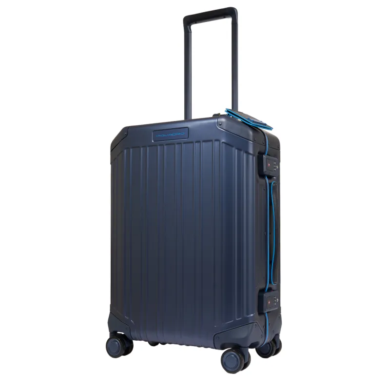 Piquadro B2 aluminium trolley 55 cm, blue 2