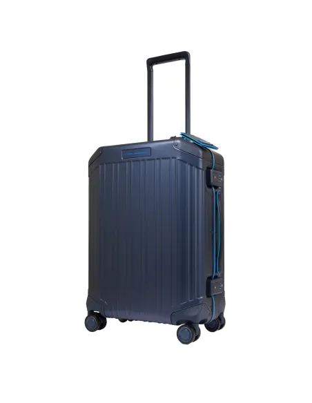 Piquadro B2 Aluminium Trolley 55 cm, blau