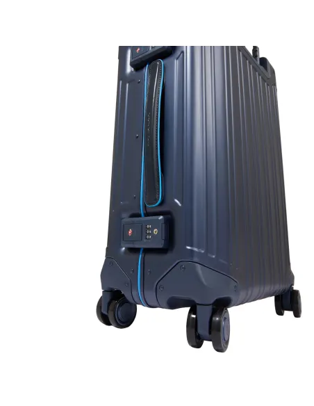 Piquadro B2 aluminium trolley 55 cm, blue