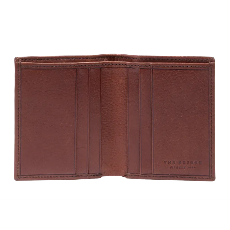 The Bridge Fabio small vertical men's wallet, brown