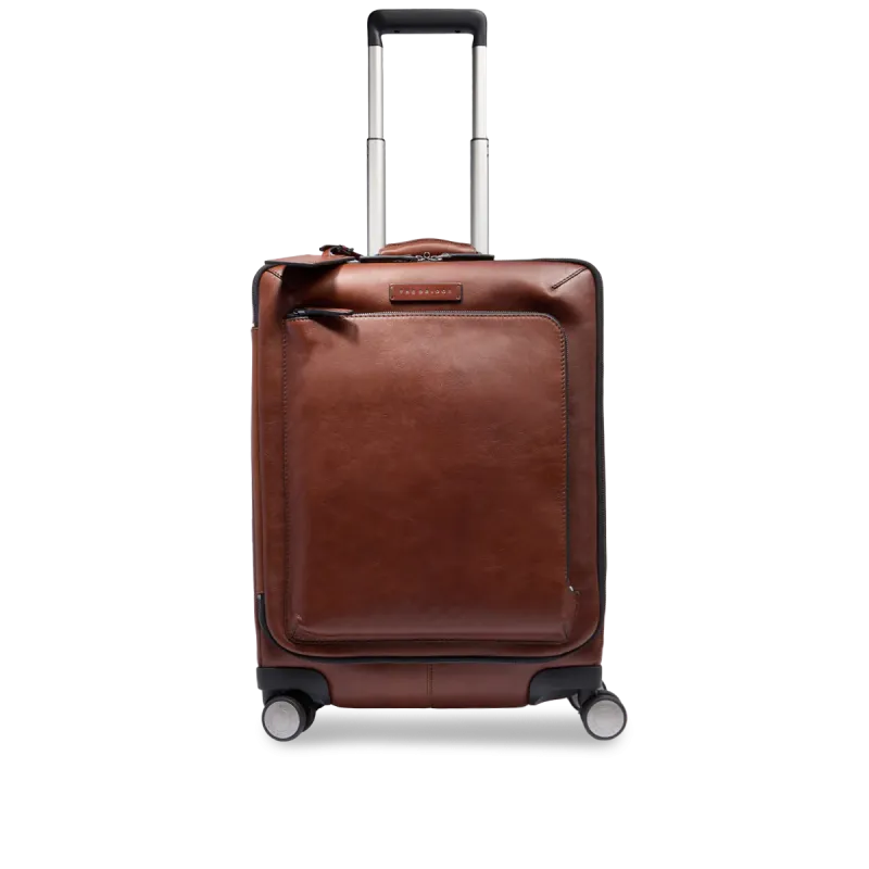 Trolley in pelle The Bridge Filippo, marrone