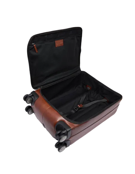 Trolley in pelle The Bridge Filippo, marrone