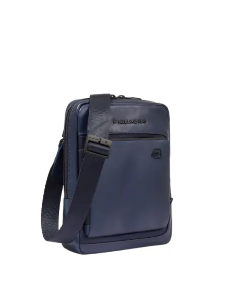 Kleine Herren-Umhängetasche Piquadro Liko, blau