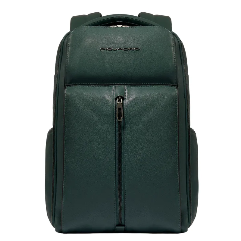 Piquadro Hedley Reise-Rucksack mit Laptop-Fach, grün