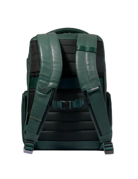 Piquadro Hedley Reise-Rucksack mit Laptop-Fach, grün