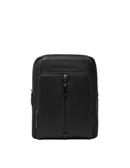 Borsello in pelle Piquadro Hedley, nero