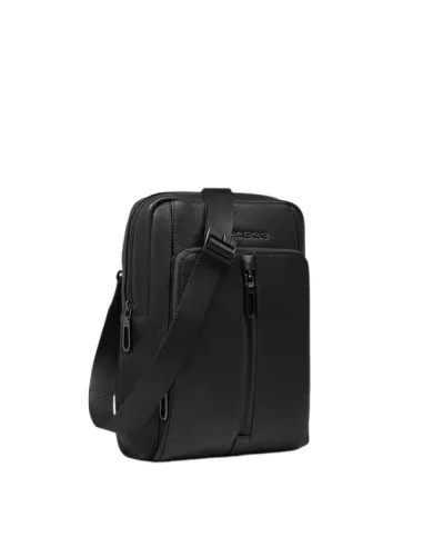 Borsello in pelle Piquadro Hedley, nero