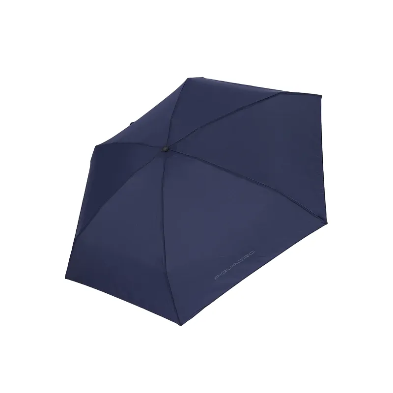 Ombrello mini Piquadro con custodia rigida, blu 2