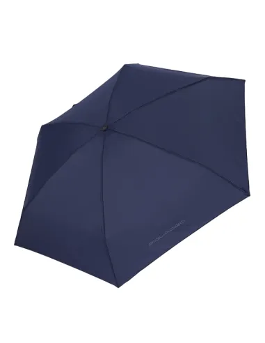 Piquadro Mini-Regenschirm mit Etui, blau