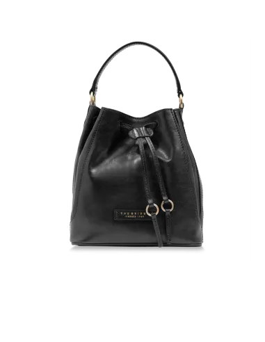 The Bridge Fiammetta medium bucket bag black