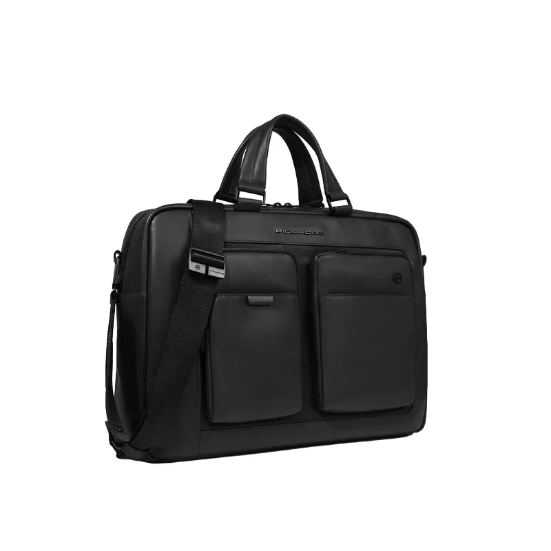 Piquadro Liko 15.6 computer portfolio briefcase with two... 2