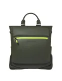 Borsa verticale porta PC indossabile a zaino Piquadro C2OW, verde