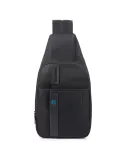 Piquadro P16 Mono sling bag. black