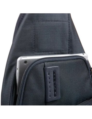 Piquadro P16 Mono sling bag, blue