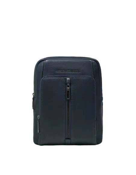 Borsello in pelle Piquadro Hedley, blu