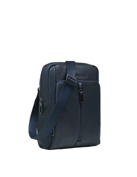 Borsello in pelle Piquadro Hedley, blu