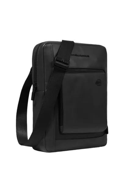 Herren-Umhängetasche Piquadro Liko, schwarz