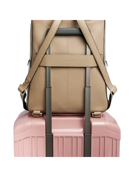 Zaino donna porta PC da 14 Ashley, beige