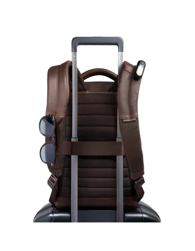 Piquadro Hedley small leather laptop...