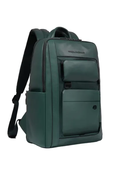 Piquadro Liko 14 laptop backpack, green