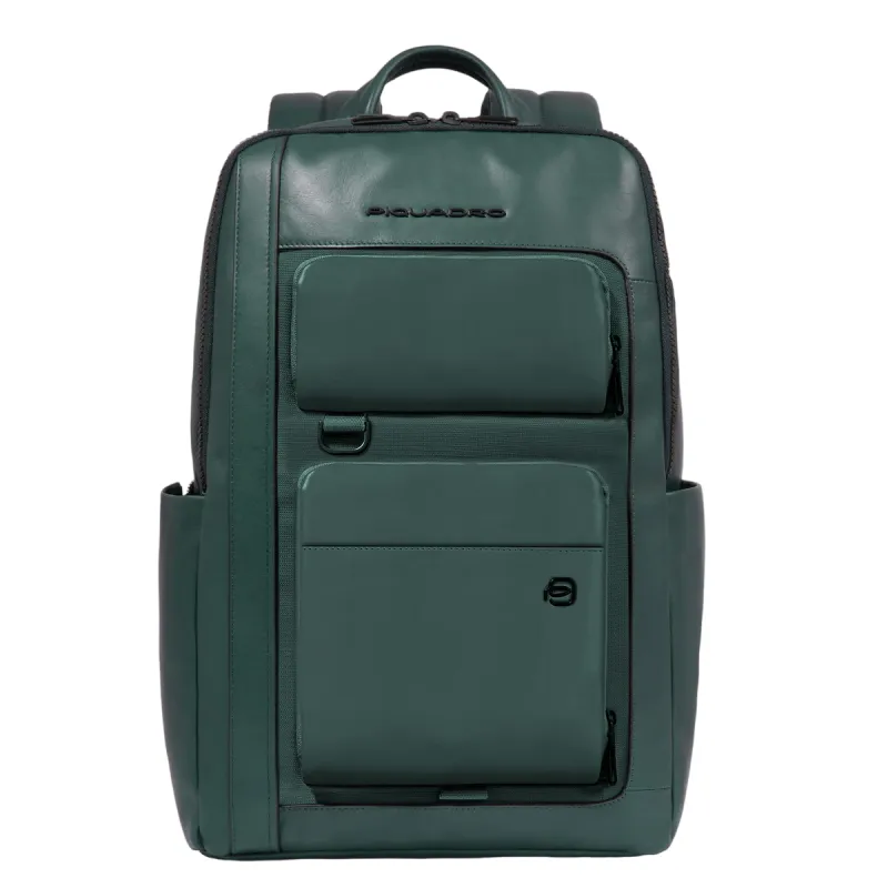 Piquadro Liko 14 laptop backpack, green