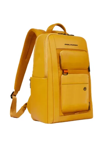 Piquadro Liko 14 Laptop-Rucksack, gelb