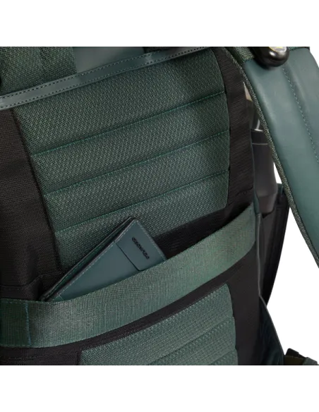 Piquadro Liko 14 Laptop-Rucksack, schwarz