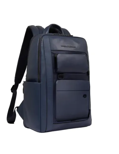 Piquadro Liko 14 Laptop-Rucksack, blau