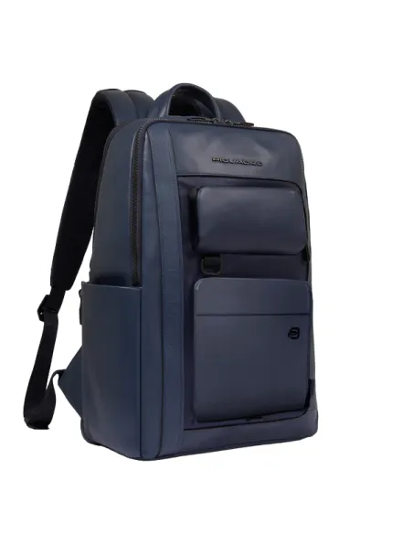 Piquadro Liko 14 Laptop-Rucksack, blau