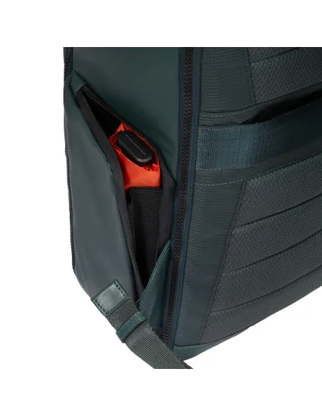 Piquadro Liko travel backpack with 15,6" laptop compartment, black