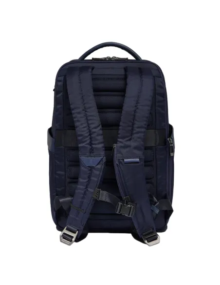 Zaino da viaggio con porta pc da 15,6 Piquadro Nevet, blu