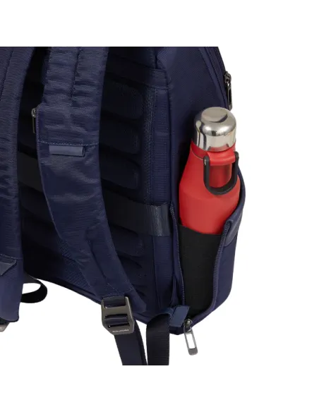 Piquadro Nevet small backpack with 13.3' laptop compartment, blue