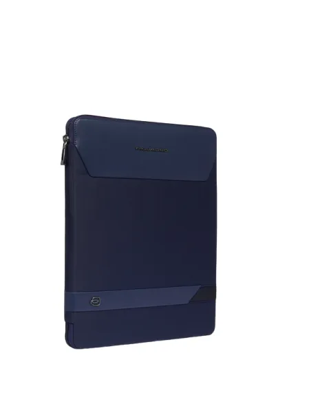 Piquadro Nevet Zip-around A4 Notepad holder, blue