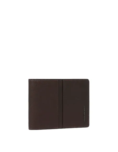 Piquadro Hedley men's wallet with coin pocket, dark brown