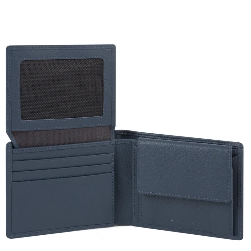Portafogli uomo Piquadro Akron, blu