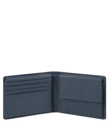 Portafogli uomo Piquadro Akron, blu