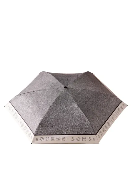 Borbonese mini umbrella, cream-op natural