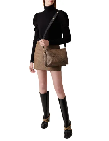 Borsa a tracolla con tre comparti...