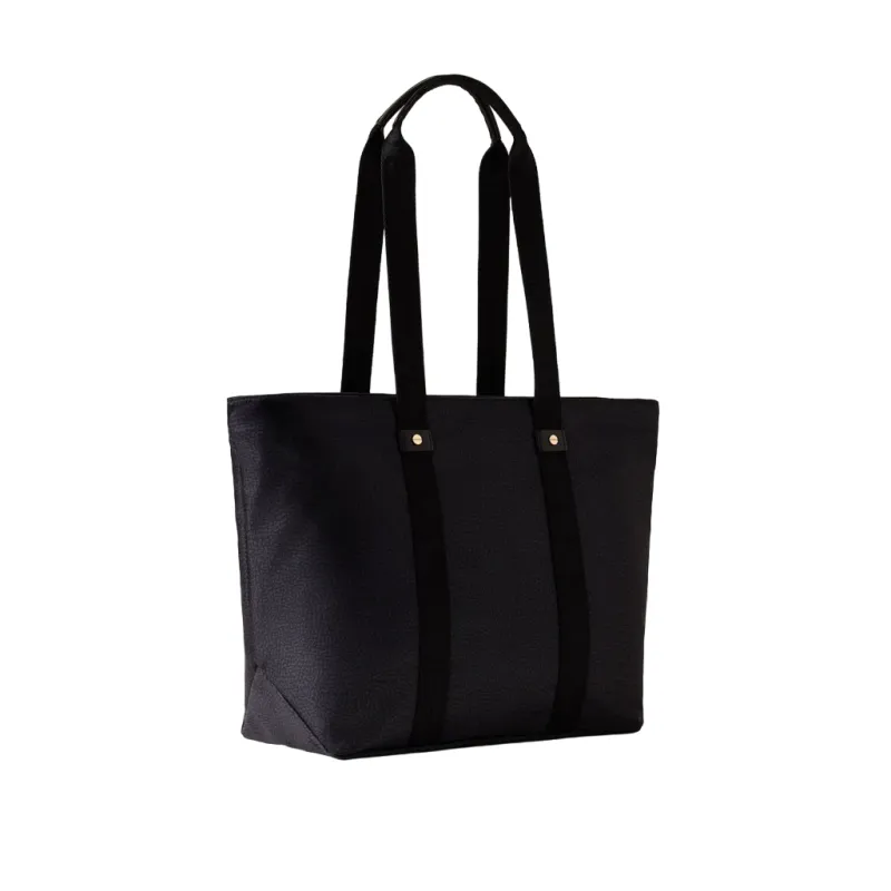 Borbonese Eco Line medium-sized shopping bag, black 2