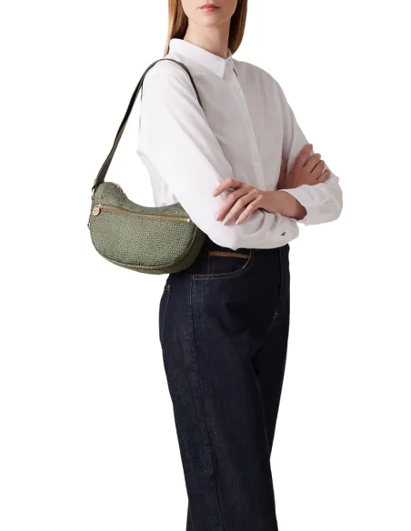 Mezza luna mini Borbonese, verde militare