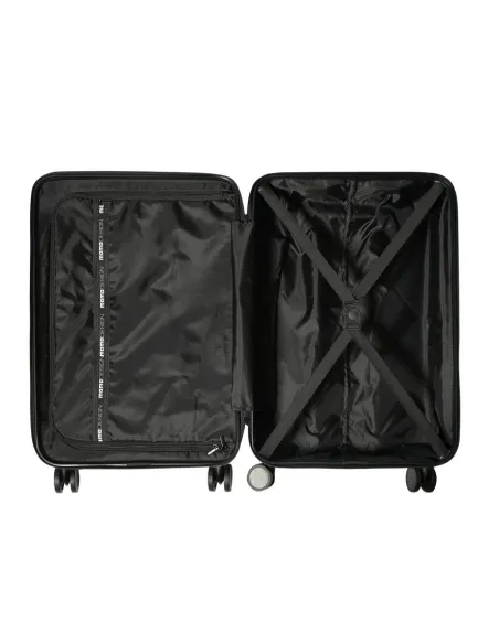 Trolley medio Momo Design, nero-bianco