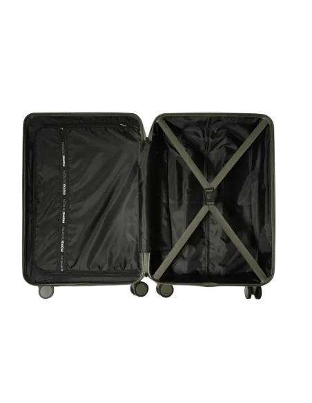Trolley medio Momo Design, verde militare-nero