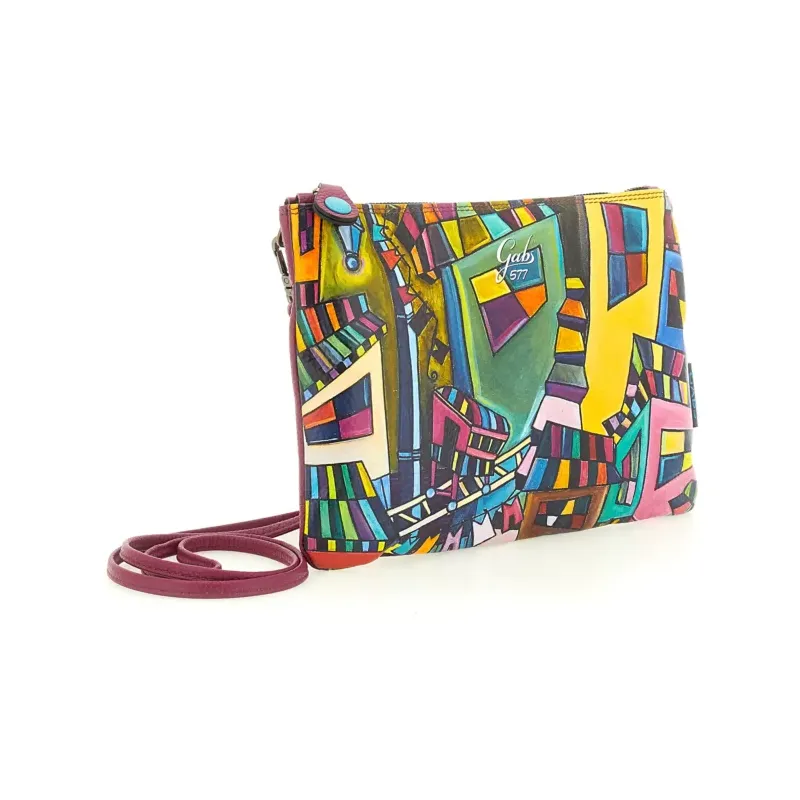 Gabs Beyonce medium cross-body bag patterned, murales 2