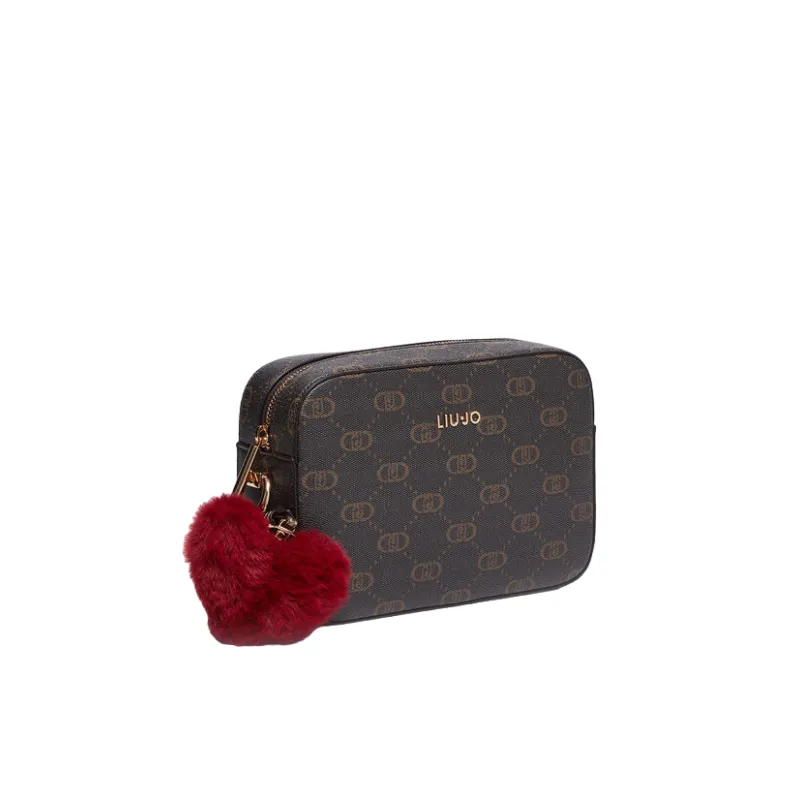 Borsa donna a tracolla Liu Jo, marrone scuro 2