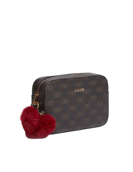 Borsa donna a tracolla Liu Jo, marrone scuro