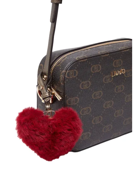 Borsa donna a tracolla Liu Jo, marrone scuro