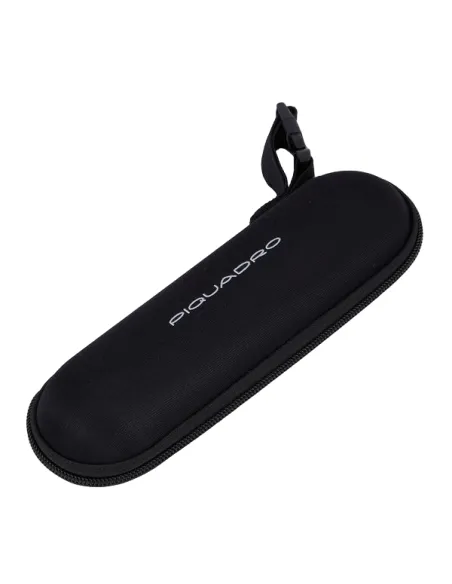 Piquadro mini umbrella with hard cover, black
