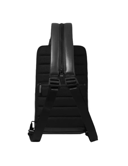 Piquadro Liko Umhängetasche/Rucksack, schwarz