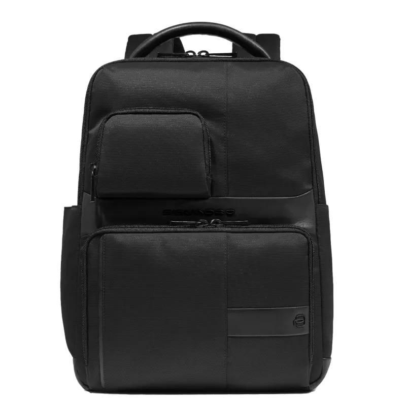 Piquadro Wollem 14" laptop and iPad® backpack, black