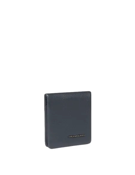 Porta monete Piquadro Modus in pelle, blu